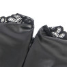 Subblime - 957551 Robe En Cuir Col Dentelle Noir L/Xl